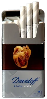 Украина. Davidoff Reach Silver demi (Давидоф рич сильвер) (акциз). 0