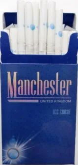 Сигарети з капсулою, з холодком "Manchester ice crush" Ціна за блок (10 пачок)