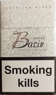 Сигареты " Bacio white " ("Басио белый ") duty free. Цена за блок (10 пачек)