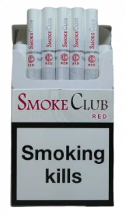 TURBO. Smoke Club red (Смокі клуб червоний). (Duty free.) 0