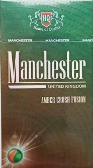 Сигарети з капсулою манго, м'ята " Manchester amber crush fusion "(10 пачок) 0