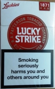  Сигареты Lucky Strike . Целлофан (лаки страйк красный) Цена за блок (10 пачек)