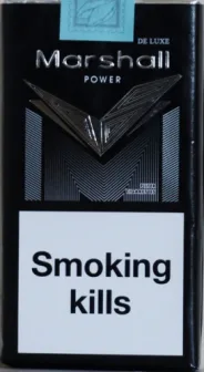 "Marshall 100’s" Black ( Маршал - картонний блок, мягкая пачка).
