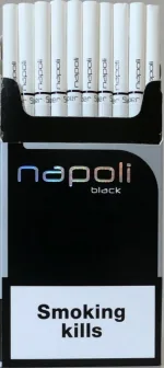 " Napoli black " Super Slims (Наполи черный супер слимс) 0