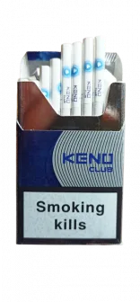 Сигареты Keno Club gum mint less smell (Кено клаб с капсулой мятная жвачка) (duty free) Цена за блок (10 пачек) 0
