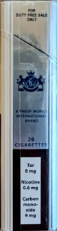 Сигареты BOND blue selection (Бонд синий) (duty free) Цена за блок (10 пачек) 0