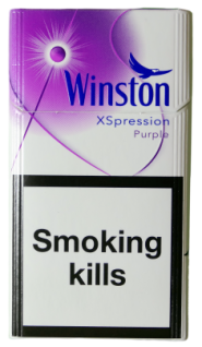 winston XSpression purple capsule. (Винстон фиолетовый с капсулой) (Duty free).