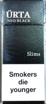 URTA super-slims neo black (Юрта слимовые черные) (duty free) 