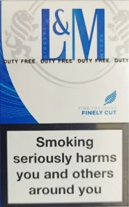 NEW картон "L&M" Blue (ЛМ синий). (Duty free.) Цена за блок (10 пачек)