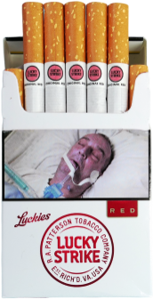 lucky strike red picture (лаки страйк красный с картинкой) (duty free) 0