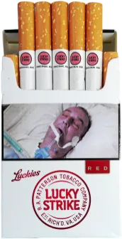 lucky strike red picture (лаки страйк красный с картинкой) (duty free) 0