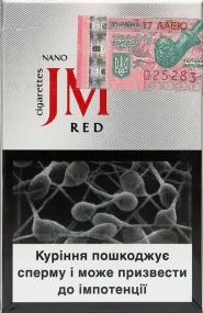 JM red nano slims (Джей Эм красный нано слимс) (акциз МРЦ 66.00 грн) 0