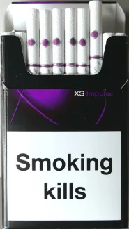 "Winston XS Impulse capsule". Duty free (Вінстон Слімс з капсулою). 0
