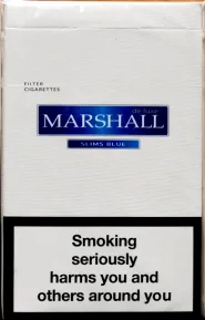 Сигареты "Marshall" Slims Blue (Маршал Слимс. Синий). Цена за блок (10 пачек) 0