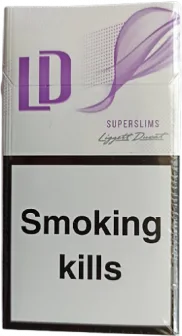 Сигареты "LD violet" Super Slims. (ЛД виолет Супер Слимс) (Duty Free). Цена за блок (10 пачек)