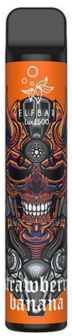 Одноразовая Pod система Elf Bar Lux 1500 Strawberry Banana 50 мг 850 мАч 0