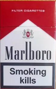 Сигареты "Мальборо Красный" целофан квадратная пачка, (Duty Free) Цена за блок (10 пачек)