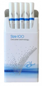 OK Blue size 100 (ОК синий 100 миллиметровые). (duty free) 0