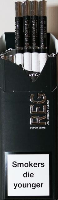 ORIGINAL!!! Regina black super slims – белая бумага (Регина черная супер слимс) 0