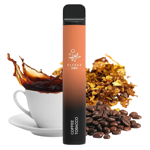 Одноразовая Pod система Elf Bar 2000 Coffee tobacco 50 мг 1200 мАч