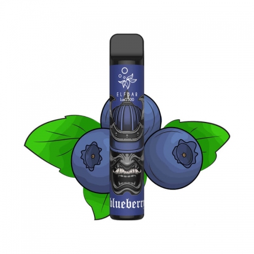 Одноразовая Pod система Elf Bar Lux 1500 Blueberry 50 мг 850 мАч