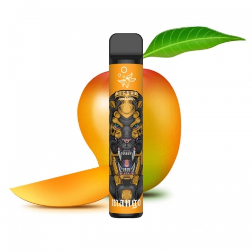 Одноразовая Pod система Elf Bar Lux 1500 Mango 50 мг 850 мАч