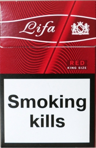 Сигареты «lifa RED» (Лифа красная). (duty free.) Цена за блок (10 пачек)