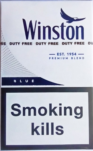 Сигареты Winston blue Картон (Винстон синий) (duty free) Цена за блок (10 пачек)