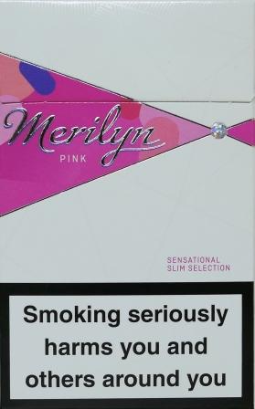 Merilyn pink Картон! (Мерілін рожевий) Ціна за блок (10 пачок)<M