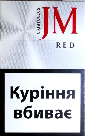 JM red (Джей Ем червоний) (акциз МРЦ 42 грн) Ціна за блок (10 пачок)