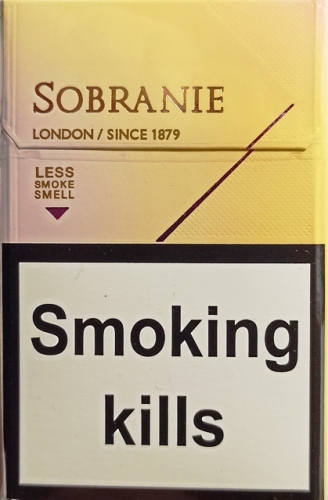 Сигареты Sobranie Golds (Собрание голд) (duty free.) Цена за блок (10 пачек)