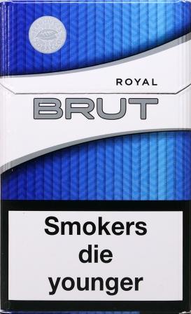 Original «BRUT royal BLUE KS» (Брют рояль синий Кинг Сайз) ( Duty free) 
